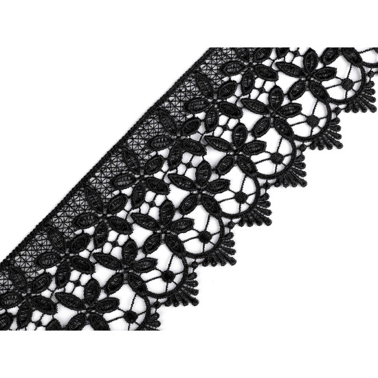 Guipure lace width 85 mm - Cream lightest (1 Meter)