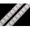French elastic lace width 24 mm - Off white (1 Meter)