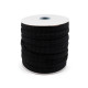 French elastic lace width 24 mm - Black (20 Meters)