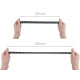French elastic lace width 24 mm - Black (20 Meters)