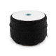 French elastic lace width 90 mm - Black (1 Meter)