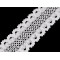 Bobbin lace / insert, width 60 mm - White (1 Meter)