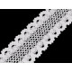 Bobbin lace / insert, width 60 mm - Ecru light (27 Meters)