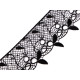 Guipure lace, width 90 mm - White (1 Meter) Guipure lace, width 90 mm - White (1 Meter)