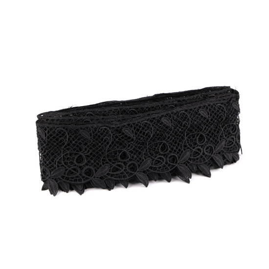Guipure lace, width 90 mm - White (1 Meter) Guipure lace, width 90 mm - White (1 Meter)