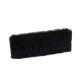 Embroidered lace / braid on monofilament, width 90 mm - Black (1 Meter) Embroidered lace / braid on monofilament, width 90 mm - Black (1 Meter)