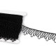 Guipure minimalist lace, width 30 mm - Black (1 Meter) Guipure minimalist lace, width 30 mm - Black (1 Meter)