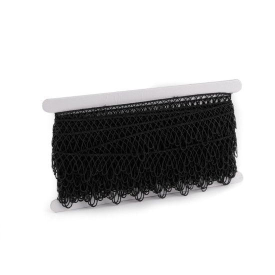 Guipure minimalist lace, width 30 mm - Black (1 Meter) Guipure minimalist lace, width 30 mm - Black (1 Meter)