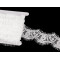 Dentelle douce pour lingerie, largeur 65 mm - Blanc cassé (1 Mètre)