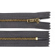 Metalowy zamek no 3 mm długość 18 cm do spodni z mosiężnymi ząbkami - Szary hematyt (25 Sztuki) Metalowy zamek no 3 mm długość 18 cm do spodni z mosiężnymi ząbkami - Szary hematyt (25 Sztuki)