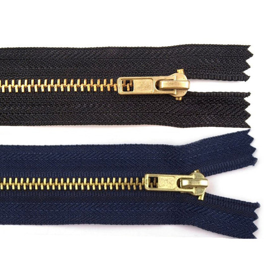 Metal zipper no 4, length 20 cm, pants - Gray hematite (10 Pieces) Metal zipper no 4, length 20 cm, pants - Gray hematite (10 Pieces)