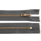 Metal zipper no 4, length 16 cm, pants - Blue dark (10 Pieces)