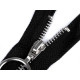 Metal zipper no 4, width 20 cm, with silver teeth - Black (25 Pieces) Metal zipper no 4, width 20 cm, with silver teeth - Black (25 Pieces)