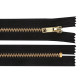 Metal zipper no. 5, length 14 cm (jeans) - White (10 Pieces)