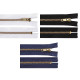 Metal zipper no. 5, length 20 cm - White (1 Piece)