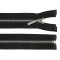 Metallreißverschluss nr. 5, länge 60 cm - Schwarz (1 Stück)