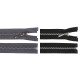 Zamek metalowy no 5 długość 60 cm - Czarny (25 Sztuki) Zamek metalowy no 5 długość 60 cm - Czarny (25 Sztuki)