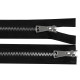 Zip kovový no 5 dělitelný 2 jezdce / dvoucestný 80 cm - Černá (1 Kus) Zip kovový no 5 dělitelný 2 jezdce / dvoucestný 80 cm - Černá (1 Kus)
