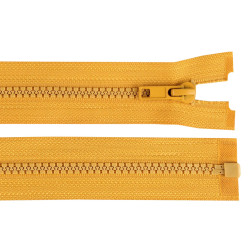 Plastic zipper no 5, length 30 cm jacket - Mustard (1 Piece)
