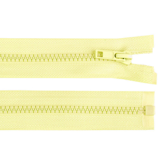 Plastic zipper no 5, length 35 cm jacket - Khaki (1 Piece)