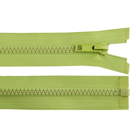 Plastic zipper no 5, length 35 cm jacket - Khaki (1 Piece)
