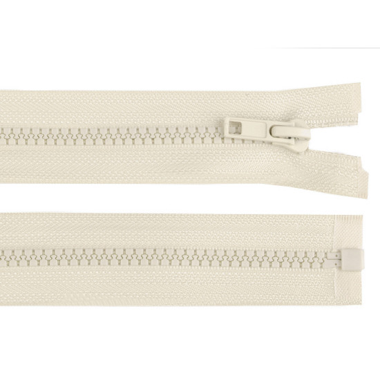 Plastic zipper no 5, length 35 cm jacket - Khaki (1 Piece)