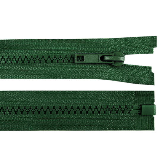 Plastic zipper no 5, length 35 cm jacket - Khaki (1 Piece)