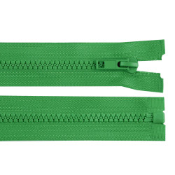 Plastic zipper no 5, length 40 cm jacket - Green fern (1 Piece)