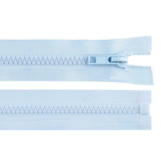 Plastic zipper no 5, length 50 cm jacket - Blue turquise (1 Piece) Plastic zipper no 5, length 50 cm jacket - Blue turquise (1 Piece)