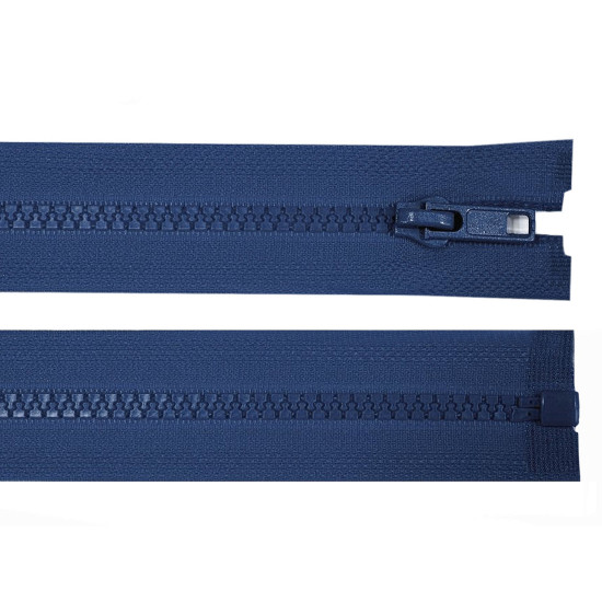 Plastic zipper no 5, length 50 cm jacket - Blue turquise (1 Piece) Plastic zipper no 5, length 50 cm jacket - Blue turquise (1 Piece)