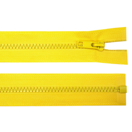 Plastic zipper no 5, length 70 cm jacket - Red (1 Piece)