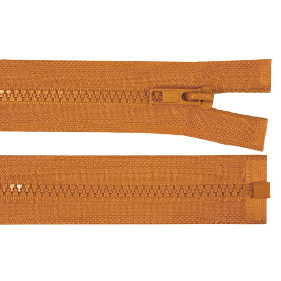 Plastic zipper no 5, length 80 cm jacket - Blue turquise (1 Piece)