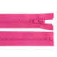 Plastic zipper no 5, length 80 cm jacket - Blue turquise (1 Piece)