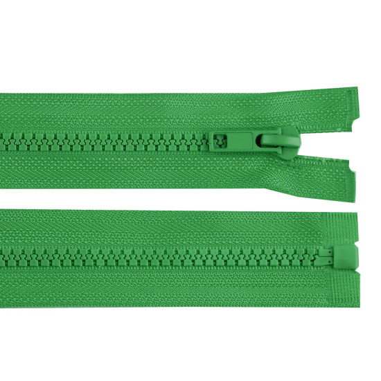 Plastic zipper no 5, length 80 cm jacket - Blue turquise (1 Piece)