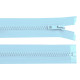 Plastic zipper no 5, length 80 cm jacket - Blue turquise (1 Piece)