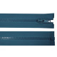 Plastic zipper no 5, length 80 cm jacket - Blue turquise (1 Piece)