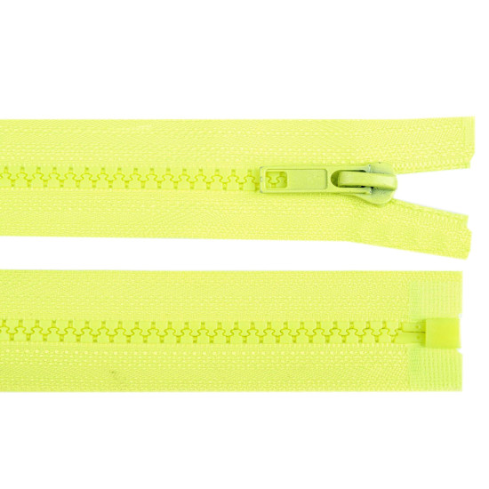 Plastic zipper no 5, length 80 cm jacket - Blue turquise (1 Piece)