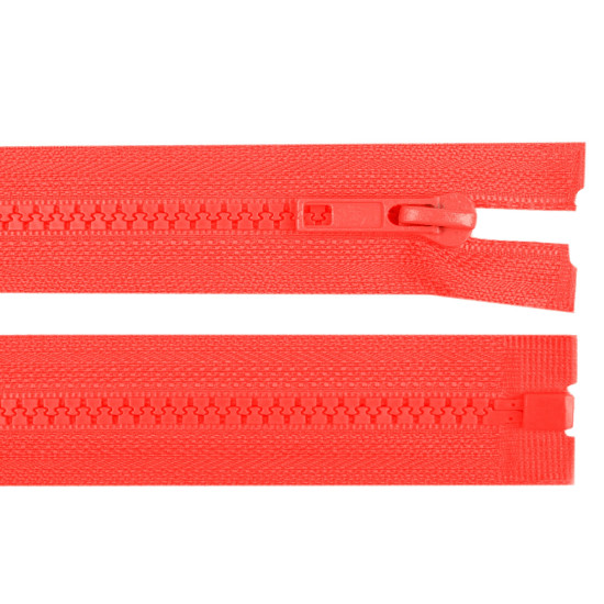 Plastic zipper no 5, length 80 cm jacket - Blue turquise (1 Piece)