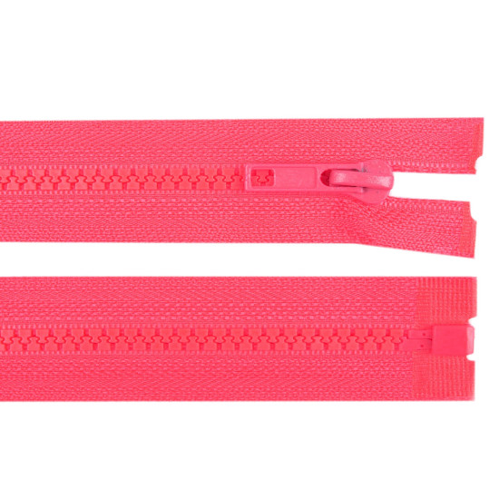 Plastic zipper no 5, length 80 cm jacket - Blue turquise (1 Piece)