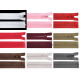Plastic zipper no 5, length 85 cm jacket - Chocolate (1 Piece)
