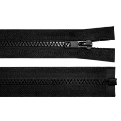 Plastic zipper no 5, length 100 cm jacket - Black (1 Piece)