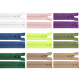 Two-way plastic zipper no 5, open-end, 2 sliders, length 65 cm, jacket - Powder (1 Piece) Two-way plastic zipper no 5, open-end, 2 sliders, length 65 cm, jacket - Powder (1 Piece)