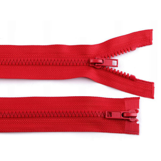 Two-way plastic zipper no 5, open-end, 2 sliders, length 65 cm, jacket - Powder (1 Piece) Two-way plastic zipper no 5, open-end, 2 sliders, length 65 cm, jacket - Powder (1 Piece)