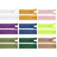 Two-way plastic zipper no 5, open-end, 2 sliders, length 75 cm, jacket - Yellow (1 Piece) Two-way plastic zipper no 5, open-end, 2 sliders, length 75 cm, jacket - Yellow (1 Piece)