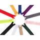 Two-way plastic zipper no 5, open-end, 2 sliders, length 75 cm, jacket - Yellow (1 Piece) Two-way plastic zipper no 5, open-end, 2 sliders, length 75 cm, jacket - Yellow (1 Piece)
