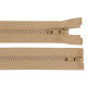 Two-way plastic zipper no 5, open-end, 2 sliders, length 80 cm, jacket - Beige (10 Pieces) Two-way plastic zipper no 5, open-end, 2 sliders, length 80 cm, jacket - Beige (10 Pieces)
