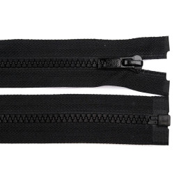 Plastic zipper no 5, length 105 cm jacket - Black (1 Piece)