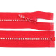 Rhinestone plastic zipper no 4, length 50 cm - White (1 Piece) Rhinestone plastic zipper no 4, length 50 cm - White (1 Piece)