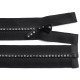Rhinestone plastic zipper no 4, length 65 cm - White (1 Piece) Rhinestone plastic zipper no 4, length 65 cm - White (1 Piece)