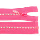 Rhinestone plastic zipper no 4, length 65 cm - White (1 Piece) Rhinestone plastic zipper no 4, length 65 cm - White (1 Piece)